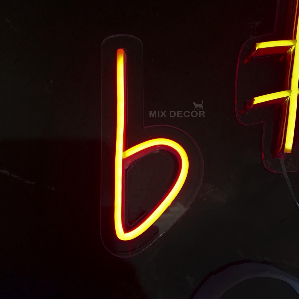 Đèn led Neon trang trí | Hình Nhạc | Decor phòng ngủ | Đèn ngủ, dán tường | Quà Tặng Cực Chất , Led 12V- MIXJ