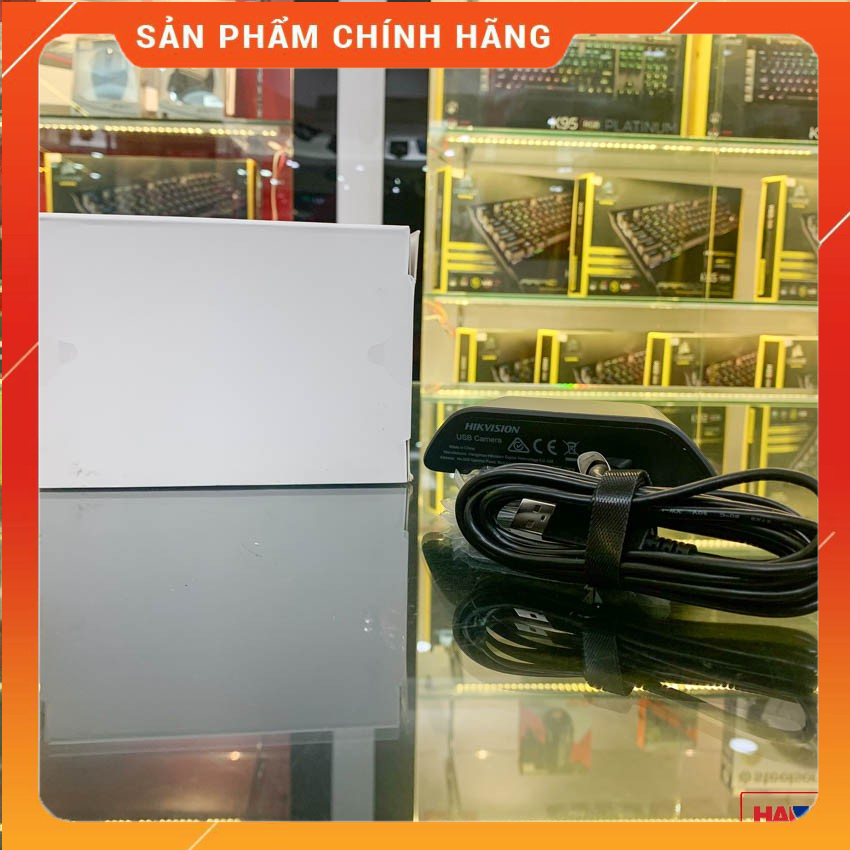Webcam HIKVISION DS-U12 FULL HD 1080P - Tích hợp mic - Chuyên dụng cho Livestream, Học và làm Online