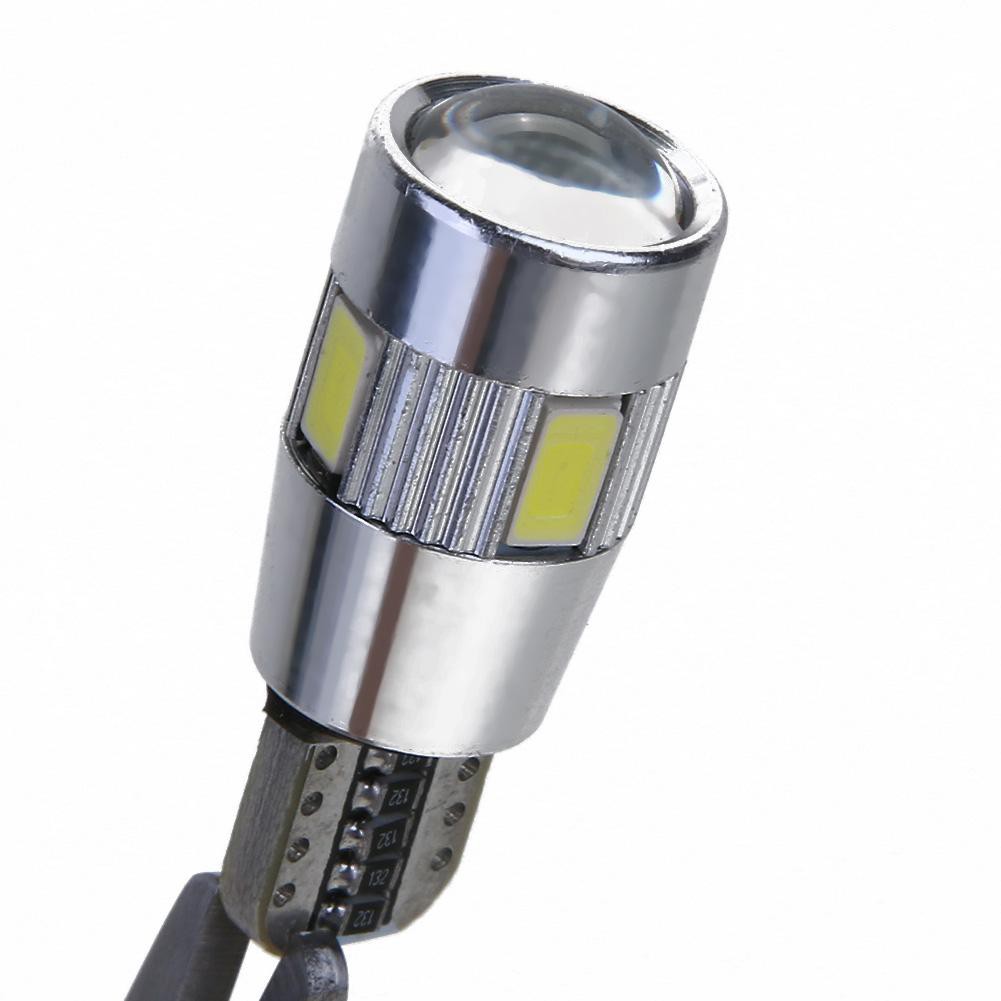 Bộ 2 đèn LED T10 W5W 5630 6SMD chuyên dụng cho xe ô tô