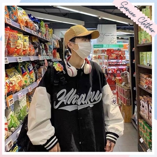 Áo bomber unisex nam nữ chất tricos áo bomber nữ varsity jacket bomber zaclang in cal phối màu cá tính saniee clother