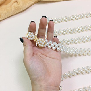 Đai váy hạt NGỌC mix váy