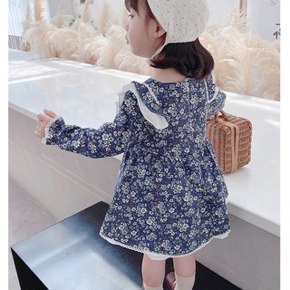 Váy thu đông tiểu thư cho bé gái