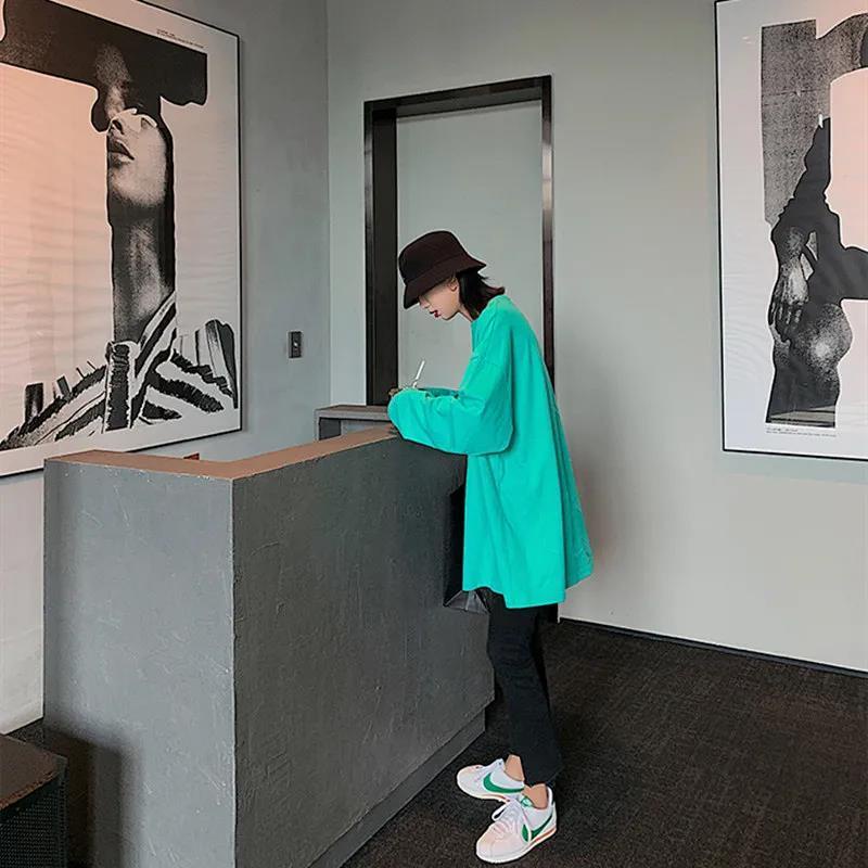 【Yuki】Áo phông dài tay trơn dáng thụng bassic Full màu | BigBuy360 - bigbuy360.vn