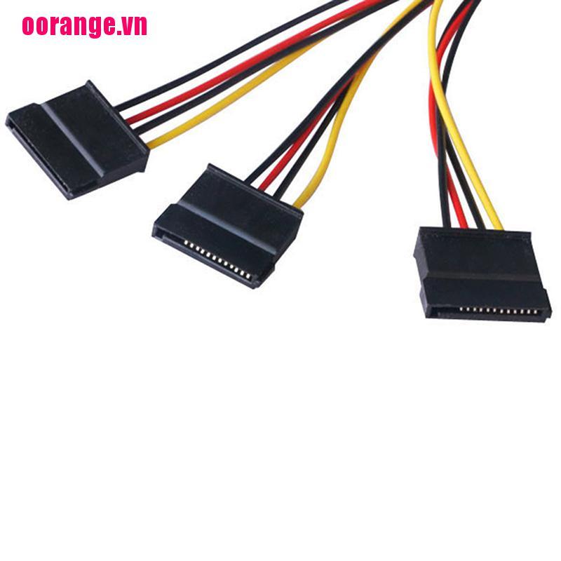 Cáp Mở Rộng 4 Pin Ide Molex Sang 3 Serial Ata Sata