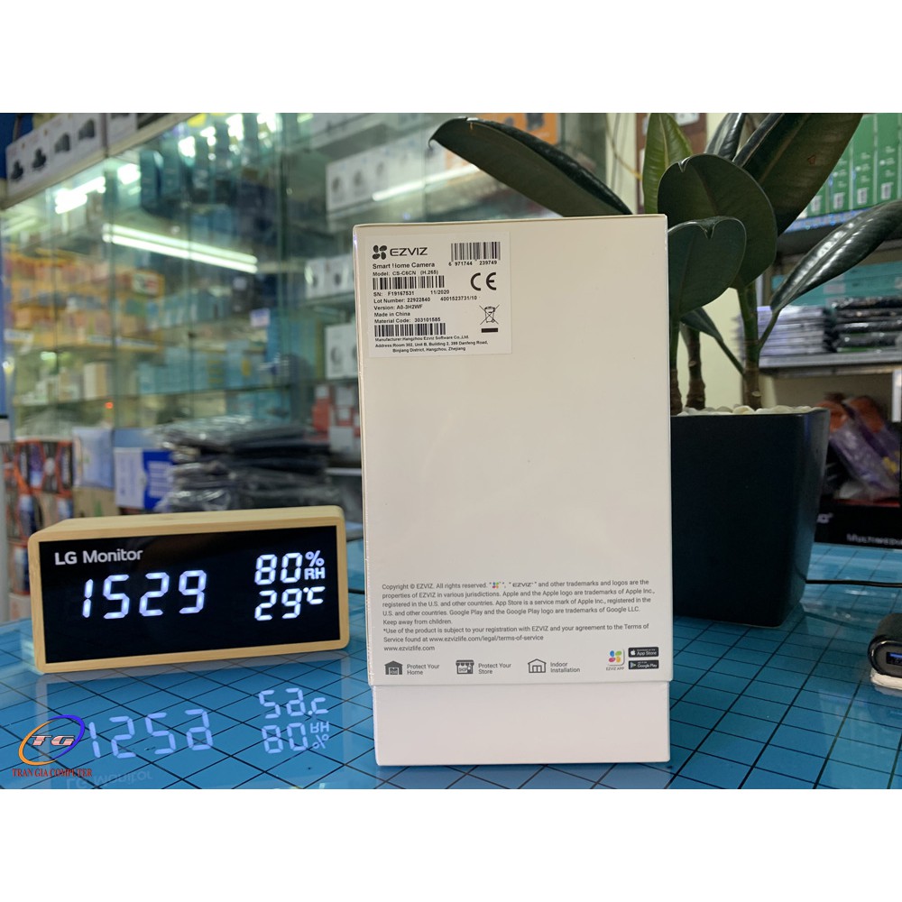 [Mã 267ELSALE hoàn 7% đơn 300K] Camera IP không dây EZVIZ C6CN H.265 (A0-3H2WF) 2.0 Megapixel | BigBuy360 - bigbuy360.vn