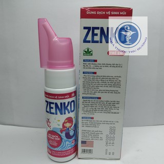 XỊT VỆ SINH MŨI ZENKO 75ml