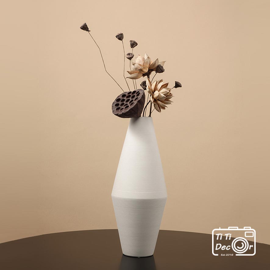 Hoa Khô Vintage TiTi Decor Hoa Sen Khô Trang Trí Phòng Khách, Phòng Thiền - Zen, Hoa Lá Vintage