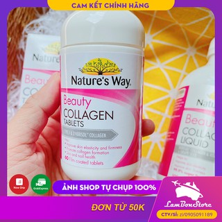 Collagen viên Nature's Way Beauty Collagen Booster 60 viên - Xuất xứ Úc