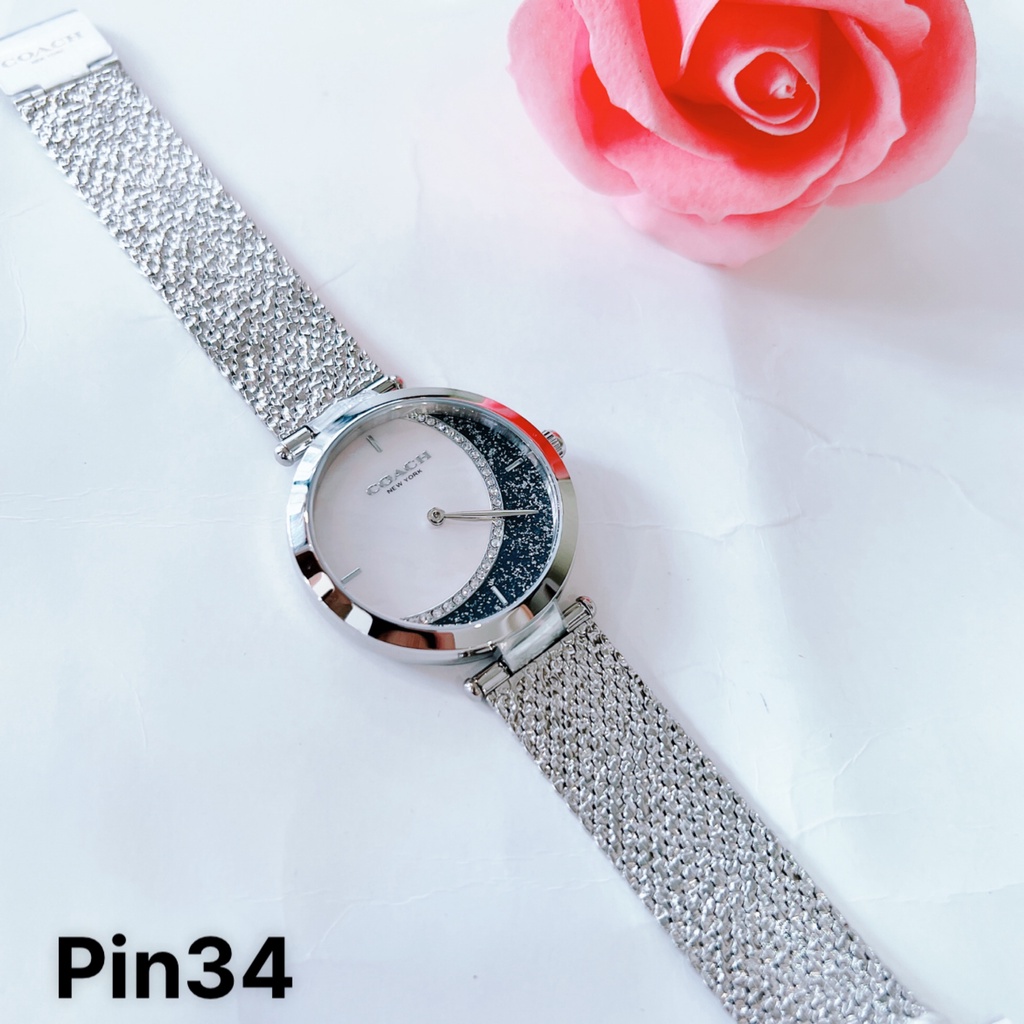 Đồng Hồ Nữ Coach Delancey 14503653 14503766 , Dây Mesh , Size 34mm