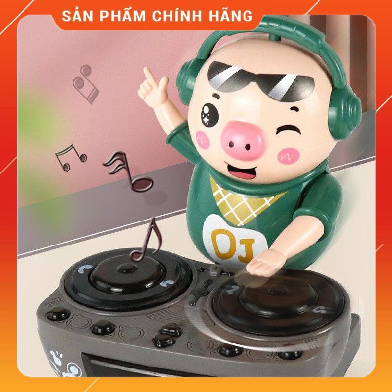 Heo Phát Nhạc - Chú Heo Chơi DJ Năng Động Siêu Dễ Thương Nhảy Theo Nhạc Và Đèn Cho Bé