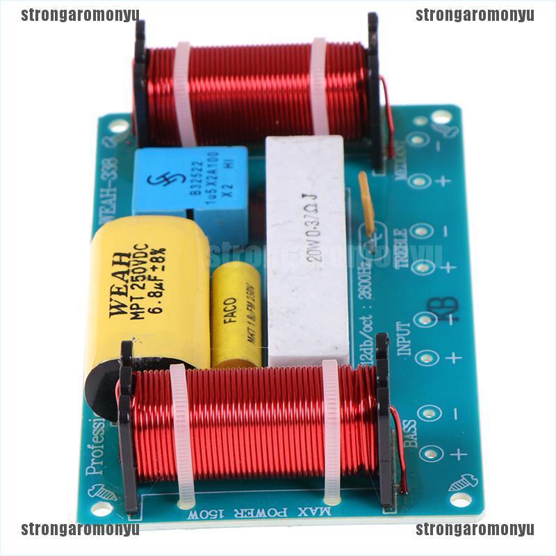 Bộ chia tần số âm thanh hifi lọc chéo 3 chiều 120W 3 đơn vị 4-8Ω dành cho loa