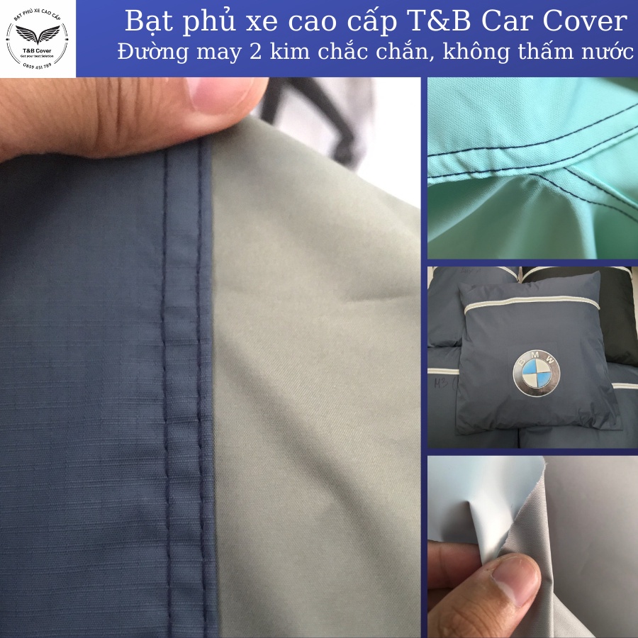 Bạt phủ Ô Tô Vinfast Chống Nắng, Chống Mưa, MayTheo Kích Thước Xe, Vải Dù dai bền