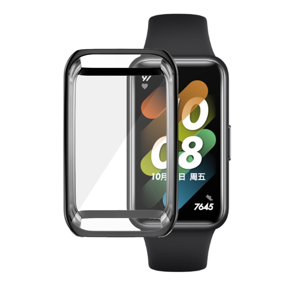 Jansin Ốp Dẻo Bảo Vệ Màn Hình + Full Body dành cho Huawei Band 8 7 6 Watch Fit