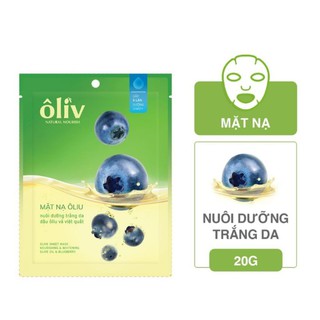 mặt nạ dưỡng trắng da ôliv