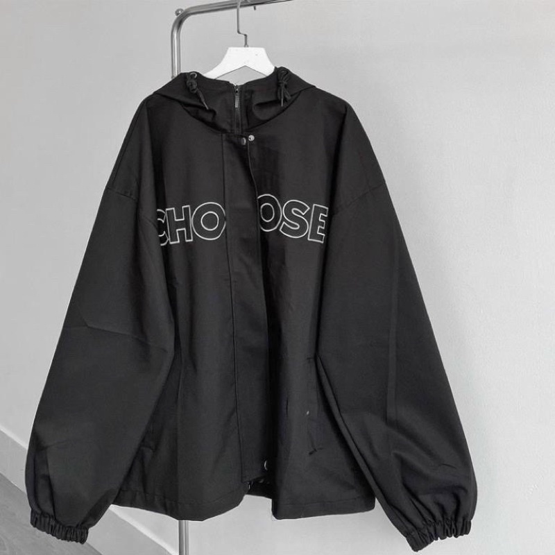 Áo Khoác Kaki Cổ Cao In Chữ Mẫu Mới KSS98