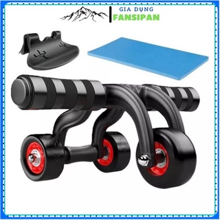 Con lăn tập bụng massage, con lăn tập cơ bụng 4 bánh tập gym tại nhà