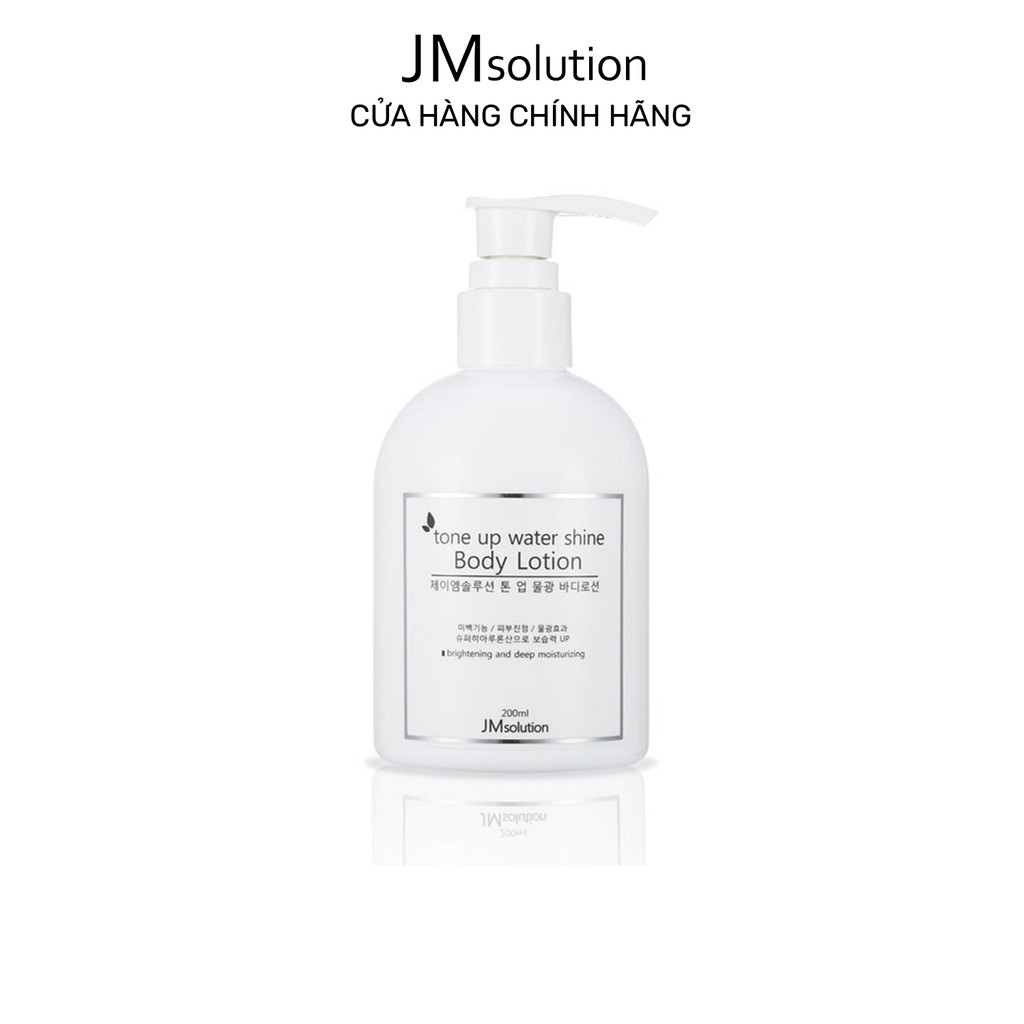 Sữa Dưỡng Thể Dưỡng Trắng, Cấp Ẩm Cho Da Jmsolution Tone Up Water Luminous Body Lotion 200ml
