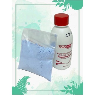Combo Bột tẩy tóc cao cấp + oxy hỗ trợ tẩy tóc