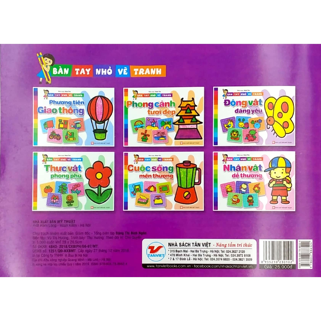 Sách - Bàn Tay Nhỏ Vẽ Tranh - Động Vật Đáng Yêu