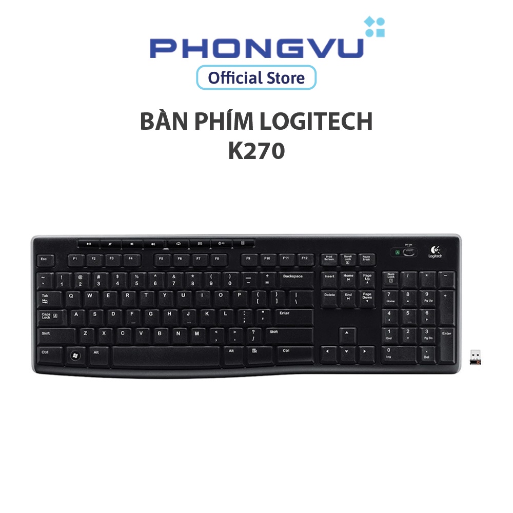 Bàn phím Logitech K270 - Bảo hành 36 tháng