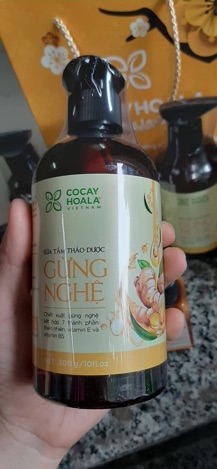 Sữa tắm gừng nghệ 300ml