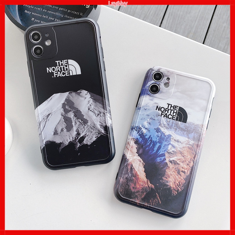 Ốp Điện Thoại Silicon IMD Mềm Hình Phong Cảnh Núi Tuyết Northface Cho IPhone 7Plus/8Plus XS XR XSmax 11 11pro 11promax 12