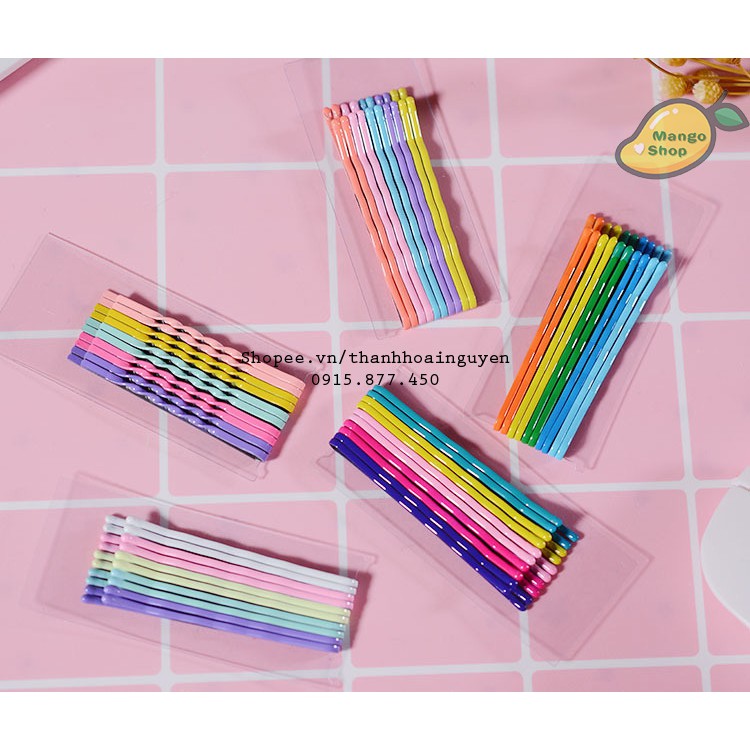 [ NGẪU NHIÊN ] Set 10 kẹp tăm sắc màu