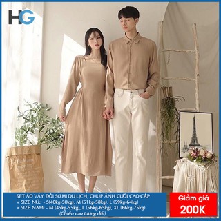Lẻ giá sỉ-áo váy đôi đi du lịch chụp ảnh cưới av05 aodoitina