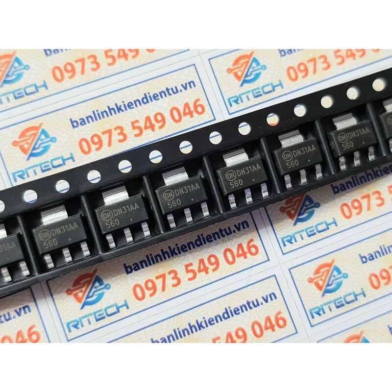 NZT560A, NZT560, 560A TRANSISTOR NPN 60V 3A SOT-223