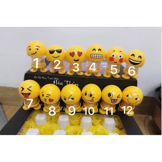 Combo sỉ 50 thú nhún Emoji lò xo hàng đẹp