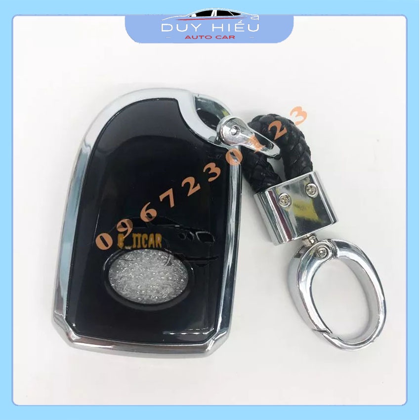 Ốp Chìa Khóa Ô Tô Mạ Crom Toyota Vios - Yaris 2019-2021