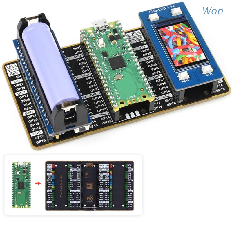 2 Bảng Mạch Mở Rộng Giao Diện Won Raspberry Pi Pico 2×20 Pin Hỗ Trợ Giao Diện Usb