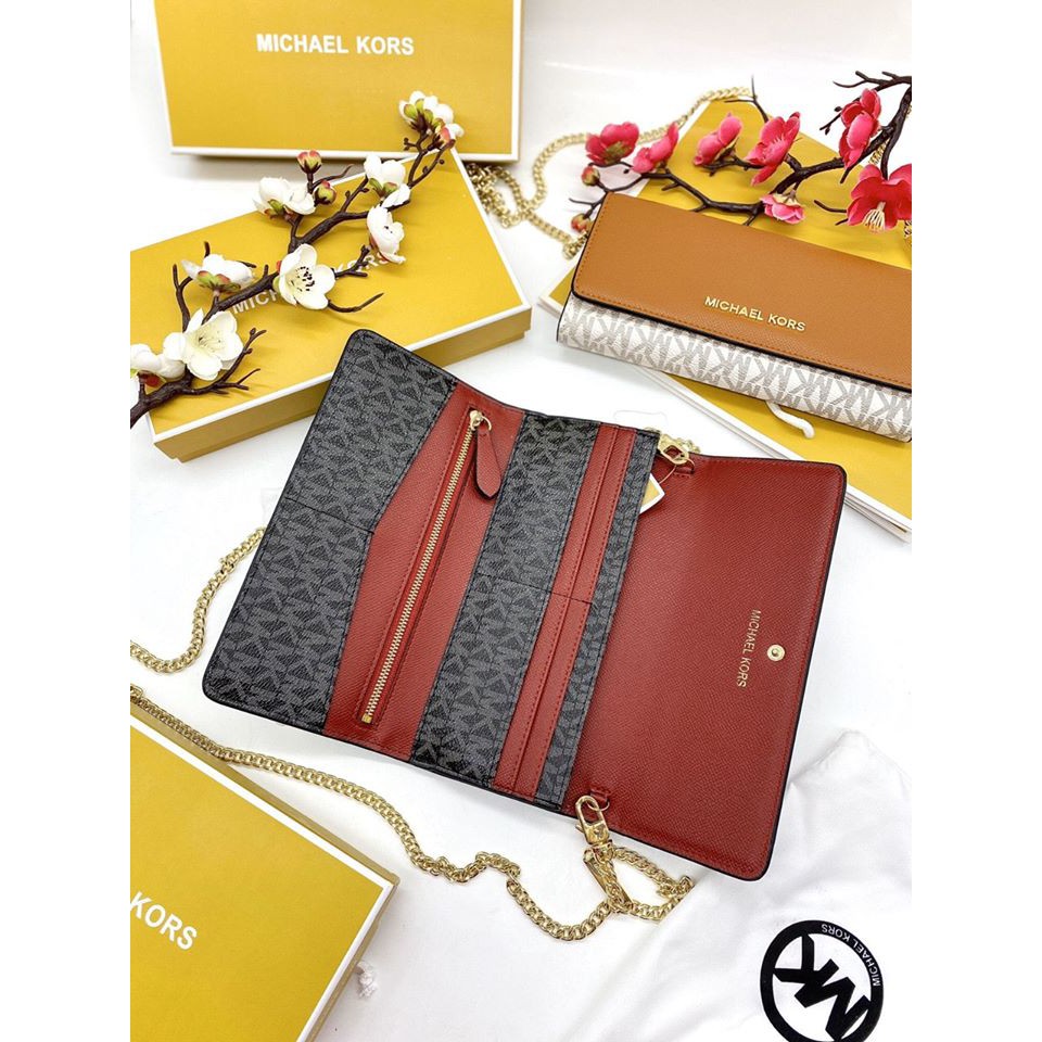 Clutch Michael Kors kiêm ví cầm tay và đeo chéo🔥bao check code 32H8GF5c3B