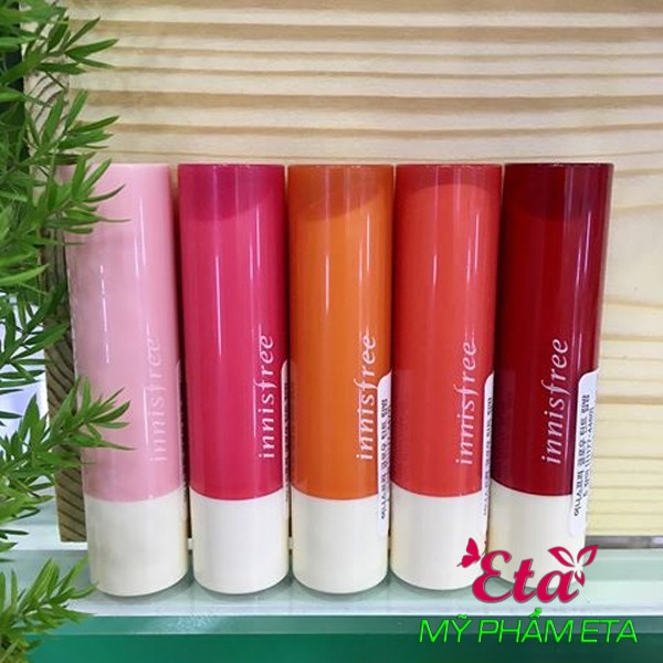 Son dưỡng môi có màu INNISFREE GLOW TINT LIP BALM Hàn Quốc dưỡng mềm, hồng môi 3.5g