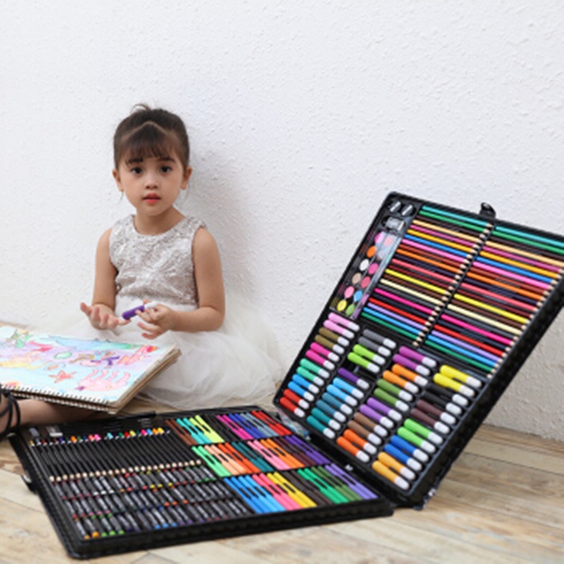 Bộ hộp màu 150 chi tiết cho bé tô vẽ thỏa thích - SUMO KIDS