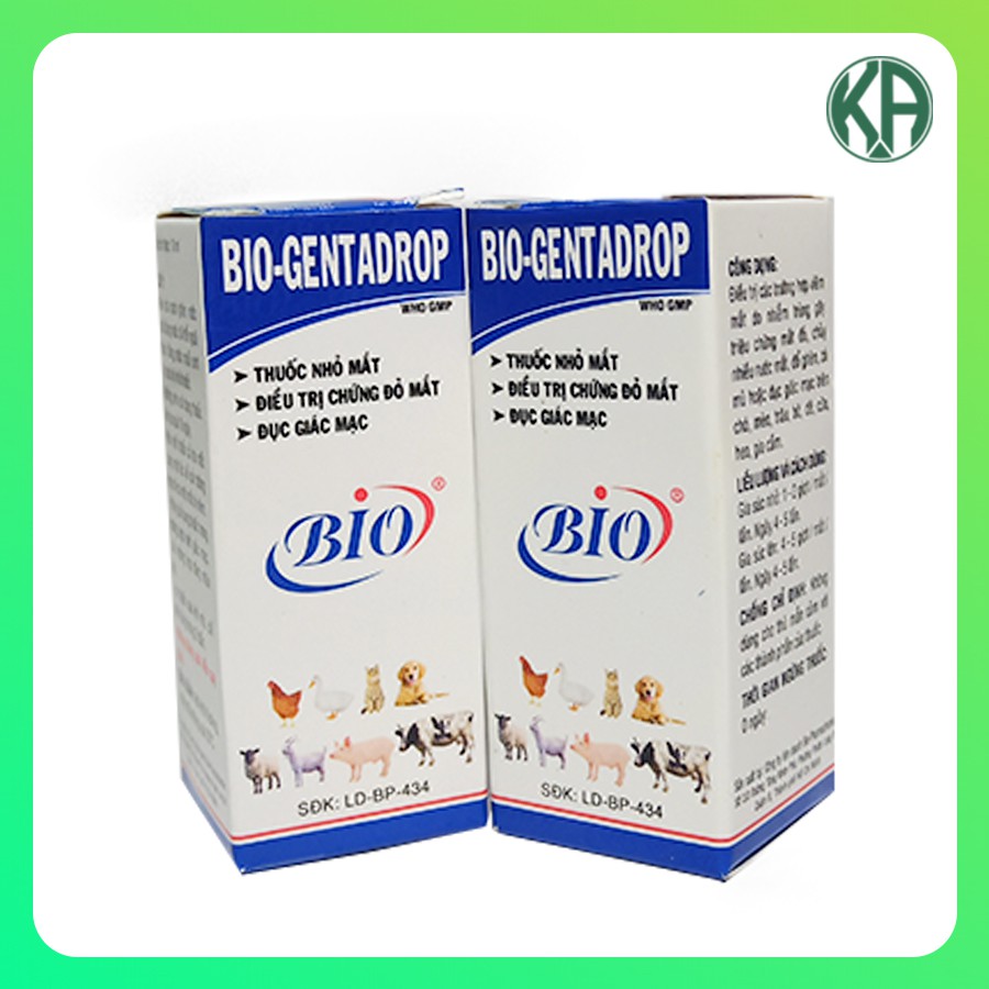 _ Thuốc Nhỏ Mắt Cho Chó Bio Gentadrop Trị Tất Cả Bệnh Về Mắt