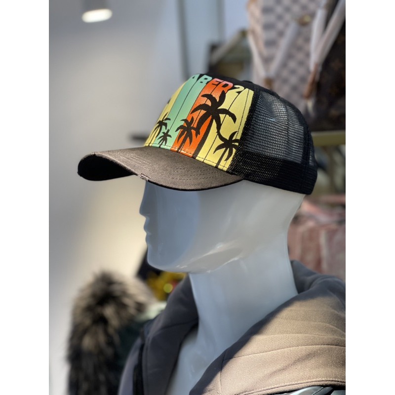 Mũ Lưỡi Trai DSQ Cây Dừa Lót Lưới Siêu Thoáng Full Tem Tag.Nón Thời Trang Nam Nữ Dsquared Siêu Bền Bảo Hành 3 Tháng