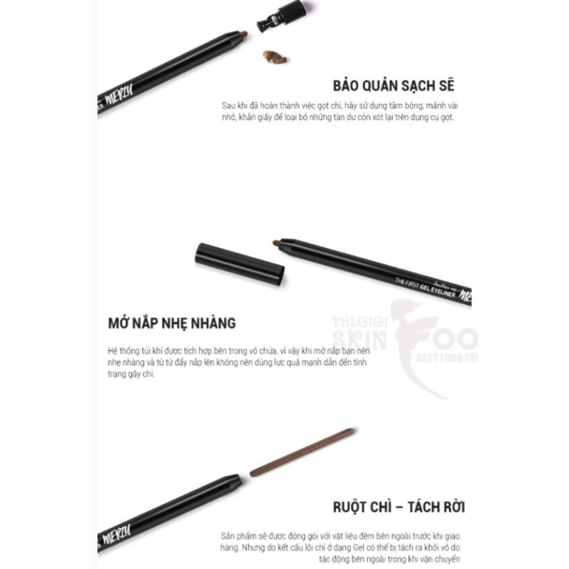 Chì Kẻ Mắt Lâu Trôi Merzy Another Me The First Gel Eyeliner 0.5g E54