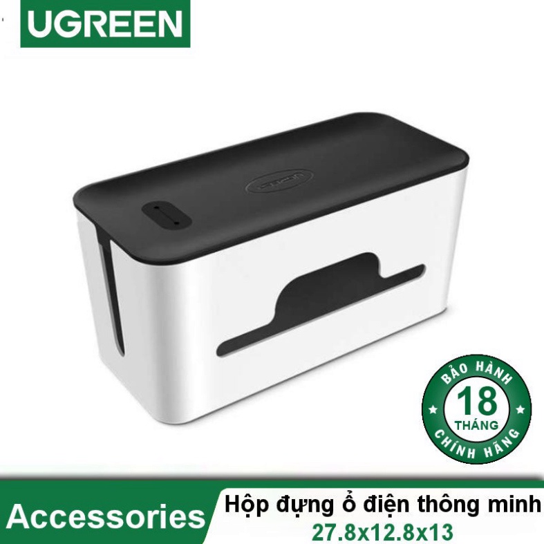 Hộp đựng ổ cắm điện thông minh chống cháy an toàn UGREEN 30397 30398 LP110 Chính hãng