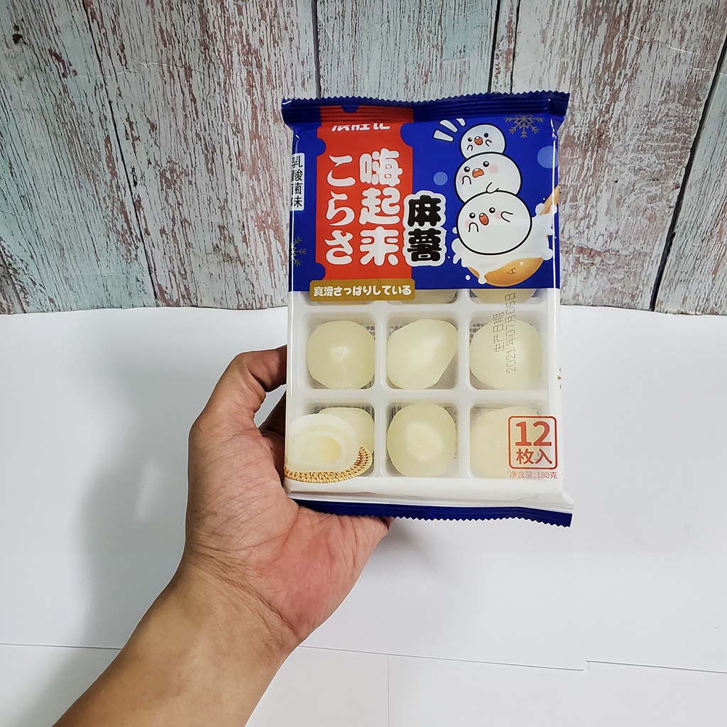 Bánh Mochi nhật mỗi gói 12 chiếc bánh thơm ngon