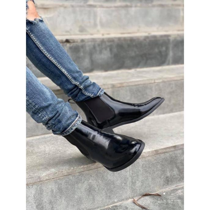 Giày Chelsea Boot nam - Da bò xịn xò - Đế cao su đúc nguyên khối KJG