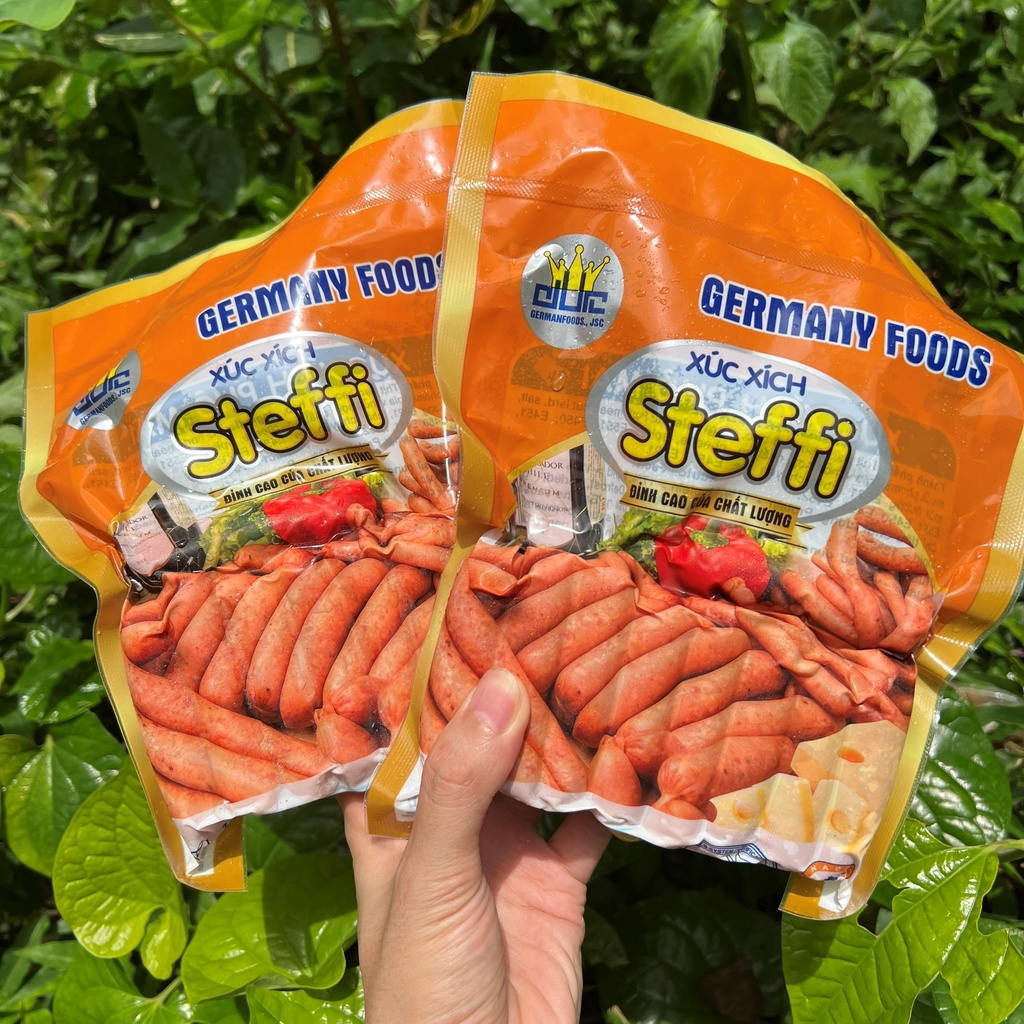 Xúc xích phô mai cho bé siêu thơm, siêu béo ngậy, giàu dinh dưỡng chiên rán, thả lẩu đều rất ngon ( túi 17c/250g )