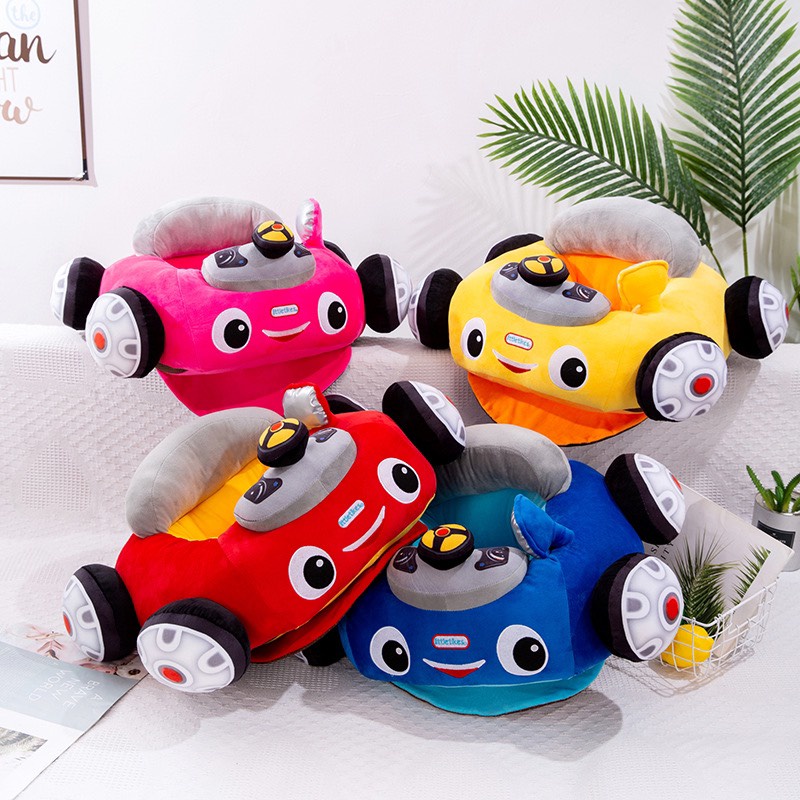 Ghế Tập Ngồi , Ăn Dặm Hình Thú Nhồi Bông Cho Bé, Trẻ Em Sơ Sinh Cao Cấp Siêu Cute Nhiều Màu Được Chọn Mẫu (Có Bông Sẵn)