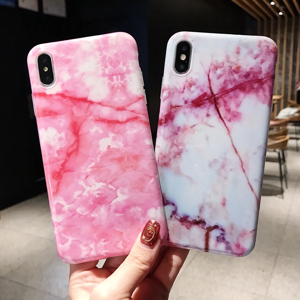 Vỏ điện thoại kết cấu bằng đá cẩm thạch hình học cho vỏ iPhone 12 pro max 12 mini Soft IMD Cover cho