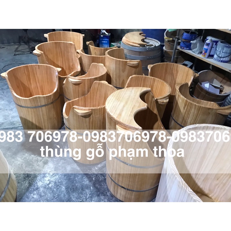 Thùng gỗ xông chân cam kết thùng đẹp chuẩn g.ỗ nhập