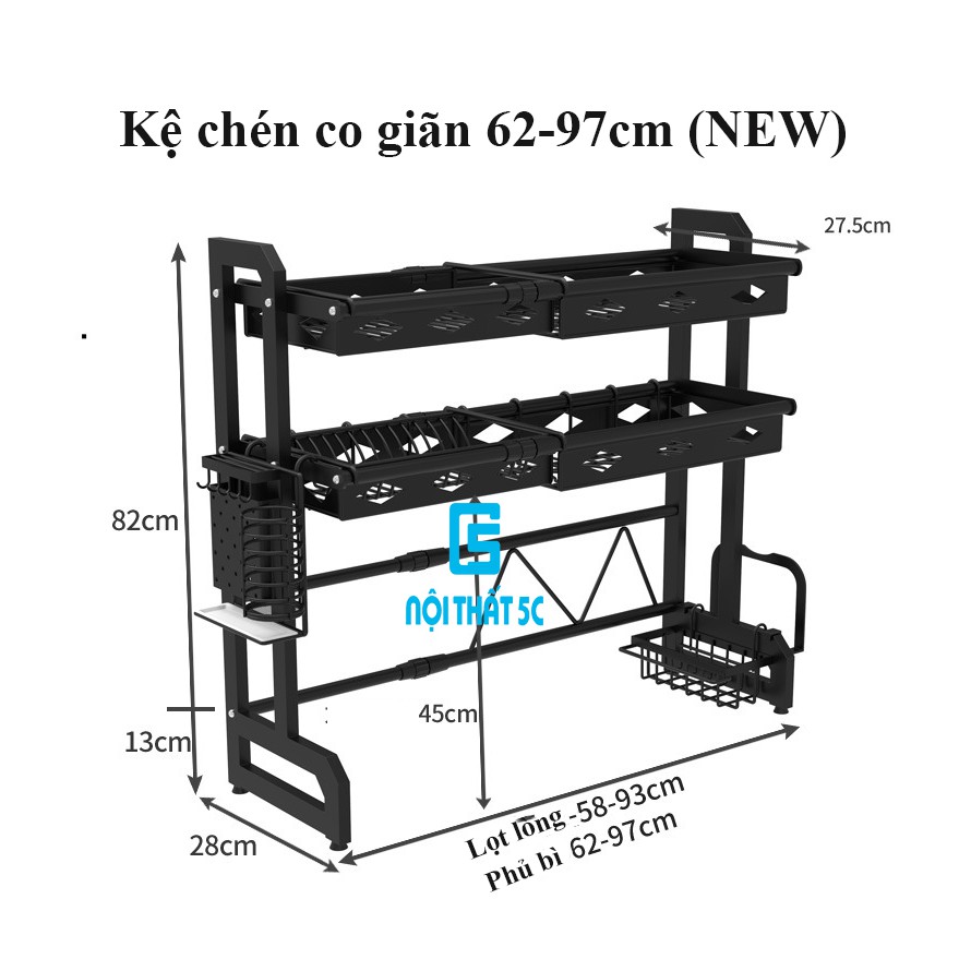 Kệ Bát Đa Năng, Kệ Chén Thông Minh Phù Hợp Mọi Bồn Rửa Chén Bát