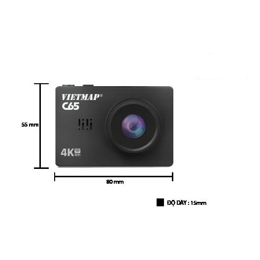 [Chính Hãng] Camera Hành Trình Cảm Ứng VIETMAP C65 Ghi Hình Trước Sau Xe