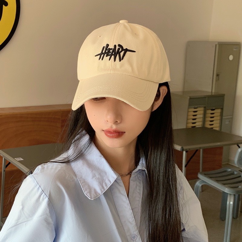 Mũ nón lưỡi trai chữ HEART thời trang unisex nam nữ - LT34