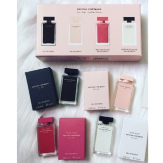Set Bộ Nước Hoa Narciso Rodriguez For Her mini 4 chai / 7,5ml chai