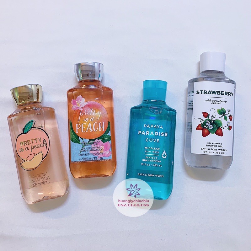 Sữa tắm Bath and body Works dạng gel 295ml mẫu mới update liên tục | BigBuy360 - bigbuy360.vn
